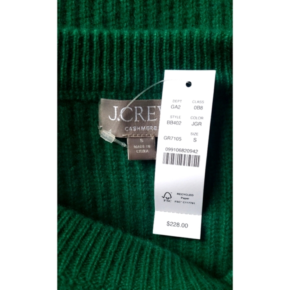 J.Crew Ribbed cashmere oversized crewneck sweater - Picture 7 of 10